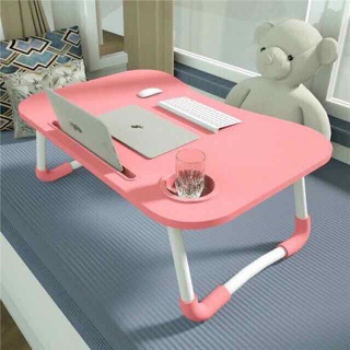 EasonShop COD Bed Desk Small Folding Table Dormitory Notebook Desk Multi functional (2)