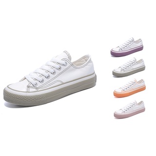 sale！cod[JsFASHION] white shoes ladies #863 sneakers canvas shoes for women free 1pairs lace