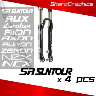 SR Suntour RUX Durolux Aion Axon Auron Zeron NEX NCX Bike Fork Brand Sticker Decal