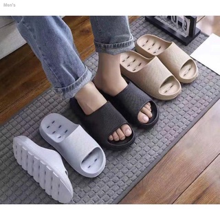 ♕☒✟Japanese thick soled bathroom quick-drying slippers home indoor slippers go out slippers