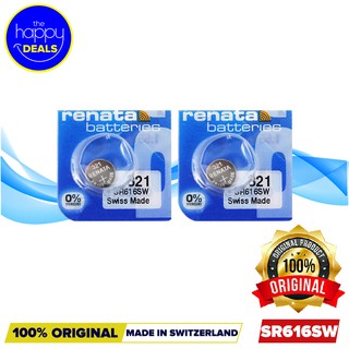 Renata 321 (SR616SW) Watch & PC Batteries Pack of 2