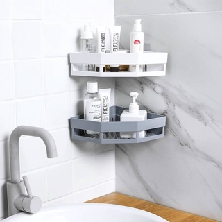 Nordic style corner shelf bathroom Triangular Shower shelf Bath Rack Storage Holder Organizer