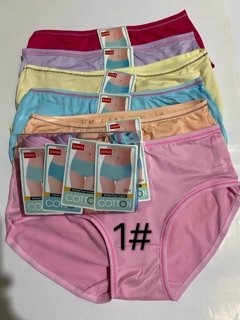 Women‘s High Waist Panty（4pcs）Underwear Free Size 28-32 Waistline (2)