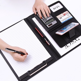 A4 Portable Manager Folder Document Business File Phone Tablet Holder Briefcase Bag