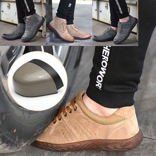 【Boom promotion】safety boots Labor insurance steel toe breathable anti-mite shoes work (2)