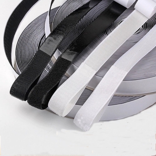 1 Roll Per pack Self-adhesive Black Velcro / Anti-slip Strip For Stairs / White Fastener Tape / Household Nylon Sticker Loop Disks Strips