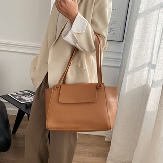 Urban Fashion Hub Korean Style Work Bag Work Fashion Bag Leather Tote Bag
