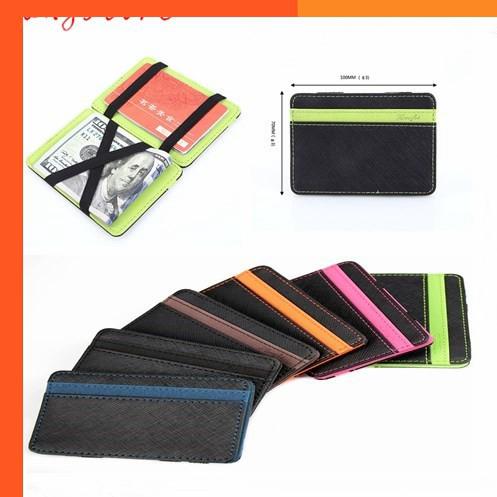 Card Slim UNISEX Leather Purse BiFold Magic Wallet