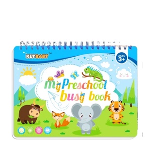PreSchool Busy Book Educational Learning Activity for 3-5yrs old