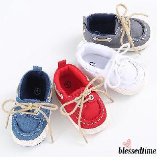 ❣TOP☞0-18M Baby Shoes Boy Girl Canvas Crib Soft Sole Shoe (2)
