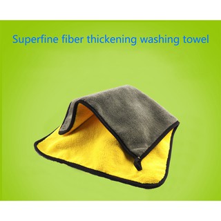 1PCS Car wash cloth Microfiber Towel Auto Cleaning Drying Cloth Hemming Super Absorbent (3)