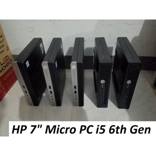 SALE! HP Intel i5 6th Gen Micro PC CPU, HDD or SSD , 4GB DDR4, 7 inch only,For Online School,Gaming