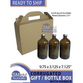 Bottle Box with Handle - 10pcs (1)