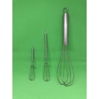 Whisk Set 3 Pcs 5 Inches, 7 Inches and 10 Inches