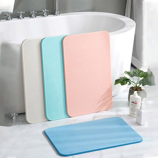 [KKMall] Fast Drying Bathroom Mat Anti-Slip Absorbent Diatom Mud Ultra Absorbent Mat