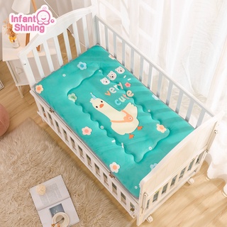 Infant Shining Baby Mattress for Crib Newborn Bed Mattress Thick Soft Cotton Pad Tatami Four Seasons