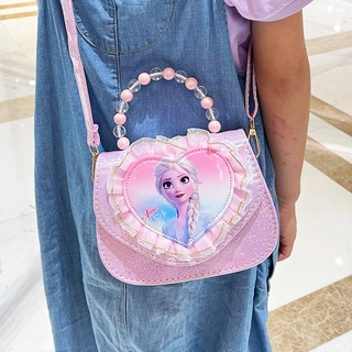 New Frozen Princess Children Messenger Bag pu Leather Shoulder Bag