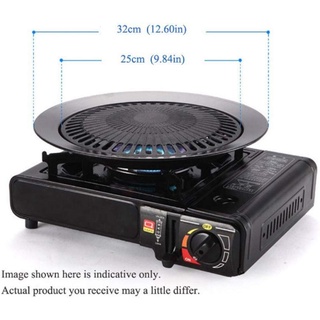 ❣┅Smokeless Barbecue Pan Grill Stove-Top Plate Cooking Non-Stick Home BBQ Tool