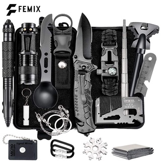 Femix Survival Kits 13 In 1 Outdoor Emergency SOS Camping Tools