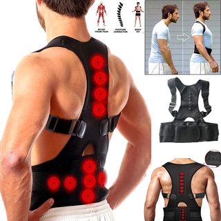 Posture Corrector Brand Adjustable Support Magnetic Back Shoulder Brace Belt Unisex Magnet Therapy