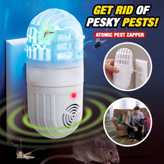 Atomic Pest Zapper Ultrasonic Insect Pest Repellent Mosquito Rat Cockroach Killer