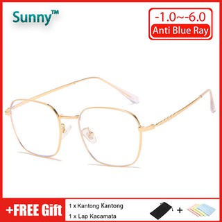 Graded glasses Anti Radiation 2020 New Flat Mirror Anti-Blue Face without Makeup Artifact Large Frame Irregular Polygon Glasses Frame Nearsighted Glasses Female