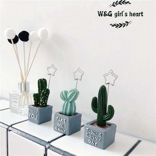 ✔✆<24h delivery> W&G Cactus modeling resin plant Creative Desktop message Postcard urinal holder
