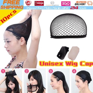 Black Snood Nylon Hairnet Materials For Wigs Making Streching Elastics Mesh Cap For Women Wig Liner