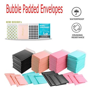 Pink | Blue | Peach | Black Thankyou Bubble Mailer Plastic Padded Envelope Shipping Bag Packaging1pc