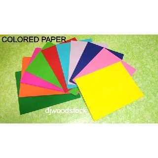 COLORED PAPER, 10 Sheets, Single Color, 8.5 x 11 size