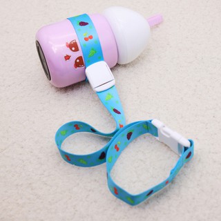 Kids Baby Boy Girl Cartoon Stroller Toy Secure Loss Prevention Button Strap