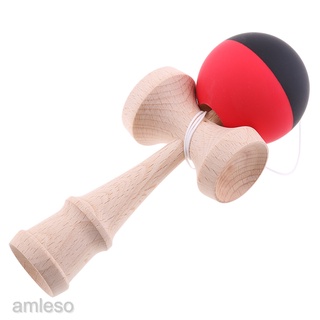 ✤✘¤[AMLESO] Full Size Kendama w/ Extra String Skillful Wooden Toy Kids Educational Toy