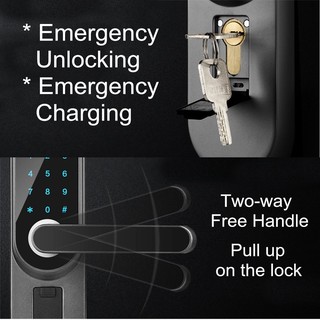 Universal Digital Smart Door Lock Password Touch Anti-theft Security 3 Ways (5)