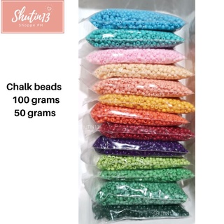 (PART 1)3mm Seed Beads Solid Crayon & Pastel Color 50 grams 100grams