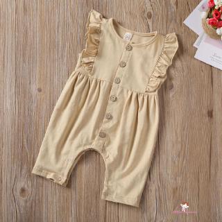 ❤XZQ-Baby Romper Newborn Infant Baby Girl Clothes Ruffle (3)