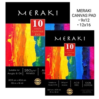 A4 or A3 Meraki Canvas Pad