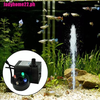 【ladyh】2W Powerful Submersible Water Pump with LED Light Adjustable Water Flow