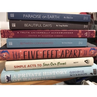 used books for decluttering - five feet apart