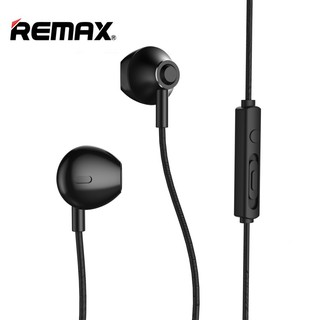 Earphones In-ear Wired Control Remax Headset Mic Music