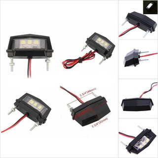 【READY Stock】❀LHPH Motorcycle 3 LED Rear Tail License Plate Brake Number Plate Light Mini Taillight