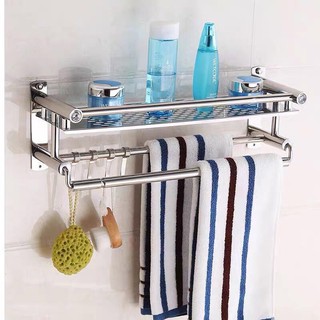 Stainless steel 1-2-3 layer towel rack#cod