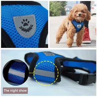 Pet Harness With Leash Set Walking Puppy Harness and Leash Pets Dog Cat Adjustable Breathable Vest (4)