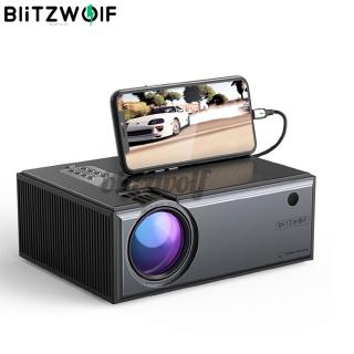 Blitzwolf® BW-VP1-Pro LCD Projector 2800 Lumens Phone Same Screen Version Support 1080P Input Dolby Audio Wireless Portable Smart Home Theater Projector