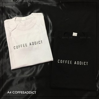 ARVO - Coffee Addict Statement Tee Shirt BIigprint (1)