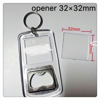 Acrylic can opener keychain f12 50pcs