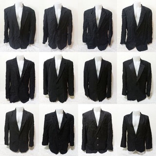 (11th Restock New Arrival) Preloved Us Men's Black Blazer/Suit (batch 11 bale#43)