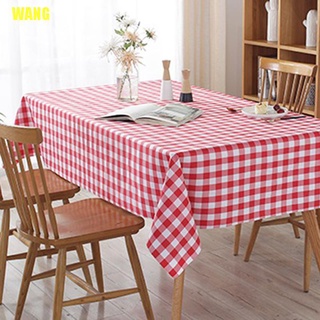 [WANG] Disposable Thickening Red Checkered Tablecloth Party Weddings Home Decoration