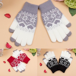 Winter Warm Thermal Thicken Driving Knitting Gloves (2)