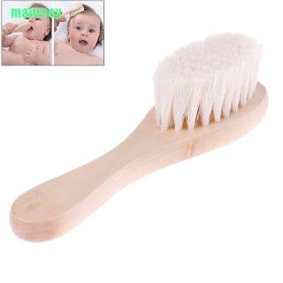 MA Eco-Friendly Comfortable Baby Goat Hair Brush and Comb Set for Newborns Toddlers