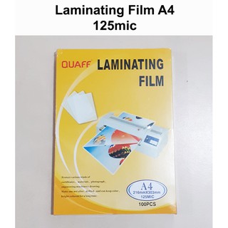 Quaff Laminating Film A4 125mic/ 250mic